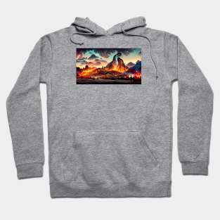 Epic Fiery Landscape Hoodie